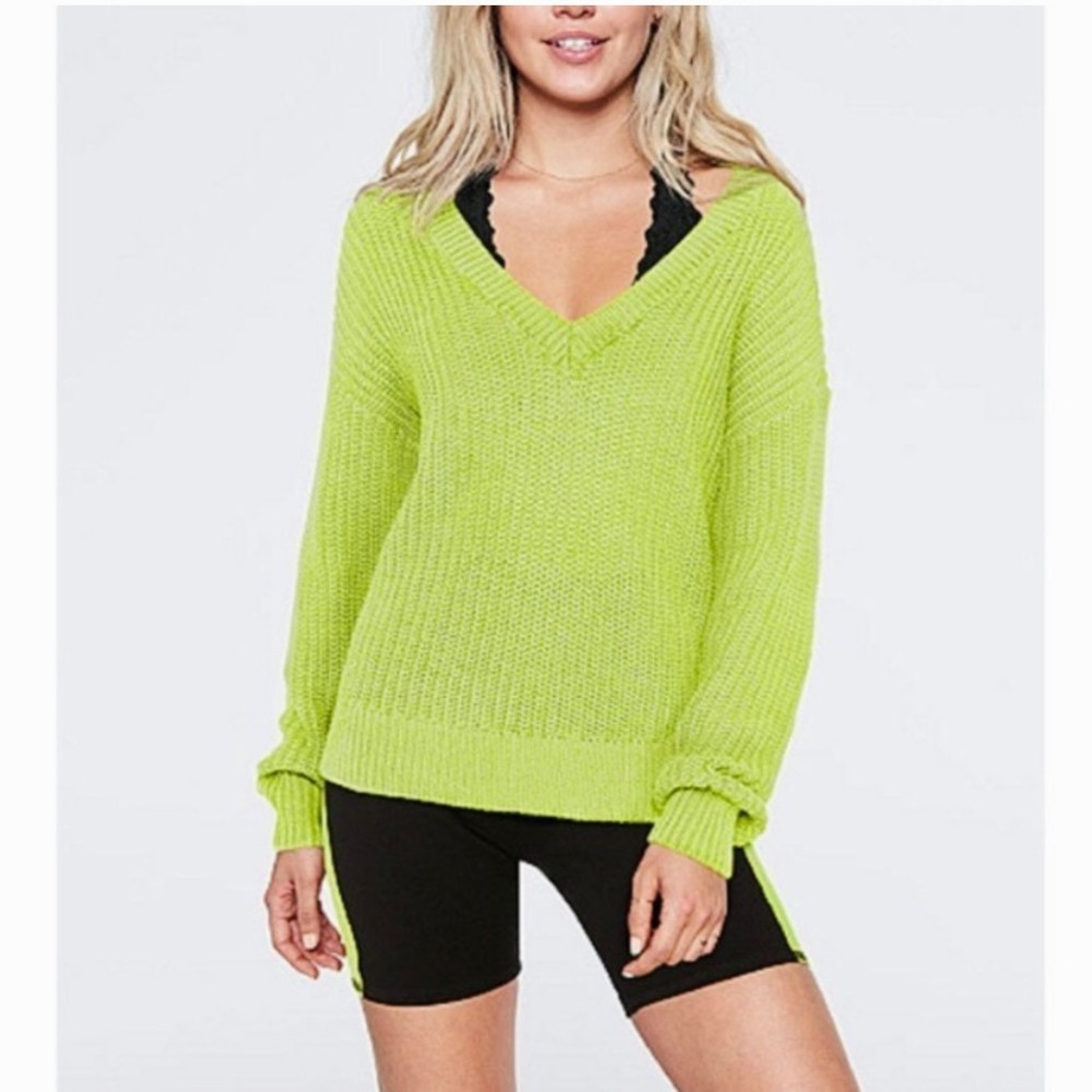 Victoria's Secret PINK V Neck Pullover Sweater